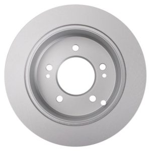 Hyundai Kia Rear Driver & Passenger Side 2 Piece Premium G-Coated Brake Rotor Set TRQ BRA22748