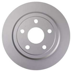 Jeep Grand Cherokee Dodge Durango Rear Driver & Passenger Side 2 Piece Premium G-Coated Brake Rotor Set TRQ BRA22753