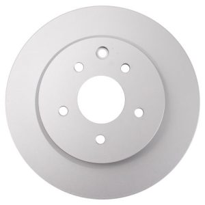 Nissan Infiniti Rear Driver & Passenger Side 2 Piece Premium G-Coated Brake Rotor Set TRQ BRA22767