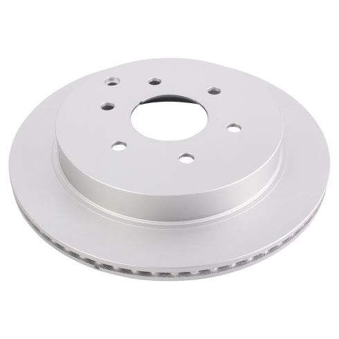 Nissan Armada Infiniti QX56 QX80 Rear Driver & Passenger Side 2 Piece Premium G-Coated Brake Rotor Set TRQ BRA22801