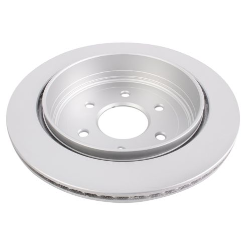 Nissan Armada Infiniti QX56 QX80 Rear Driver & Passenger Side 2 Piece Premium G-Coated Brake Rotor Set TRQ BRA22801