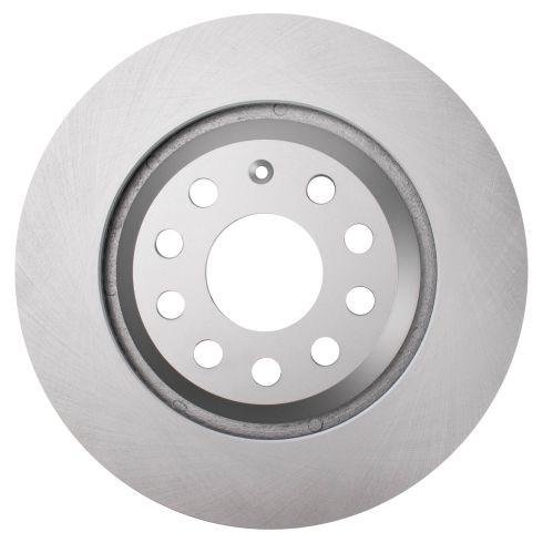VW Audi Rear Driver & Passenger Side 2 Piece Premium G-Coated Brake Rotor Set TRQ BRA22802