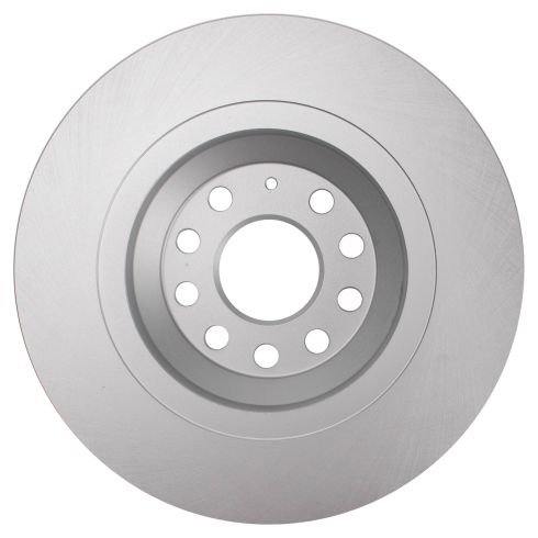 VW Audi Rear Driver & Passenger Side 2 Piece Premium G-Coated Brake Rotor Set TRQ BRA22802