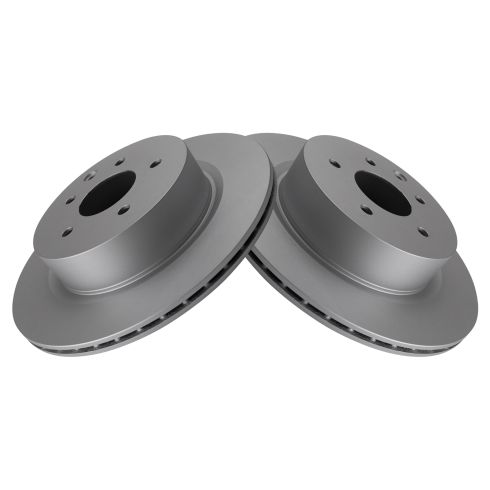Nissan Maxima Rear Driver & Passenger Side 2 Piece Premium G-Coated Brake Rotor Set TRQ BRA22823