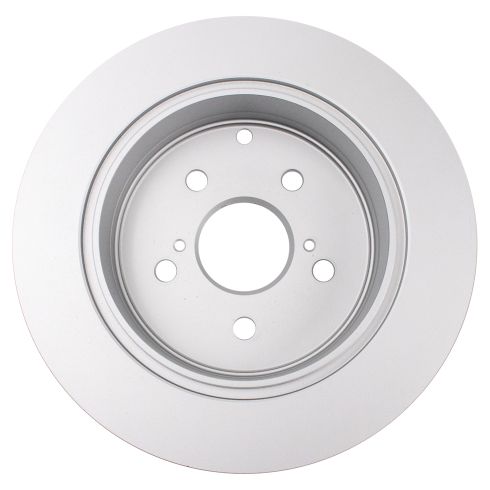 Toyota Mirai Prius V Rear Driver & Passenger Side 2 Piece Premium G-Coated Brake Rotor Set TRQ BRA22827