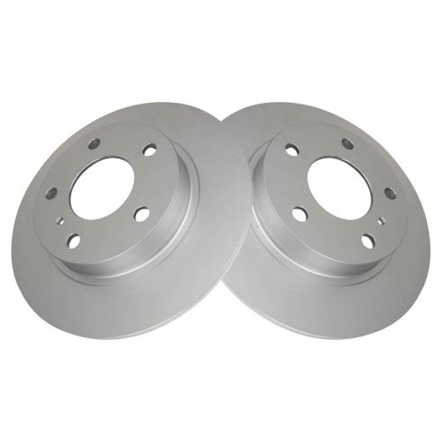 Mazda 3 CX-3 CX-30 Rear Driver & Passenger Side 2 Piece Premium G-Coated Brake Rotor Set TRQ BRA80081