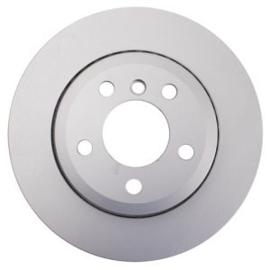 2004-10 BMW X3 Rear Driver & Passenger Side 2 Piece Premium G-Coated Brake Rotor Set TRQ BRA22851