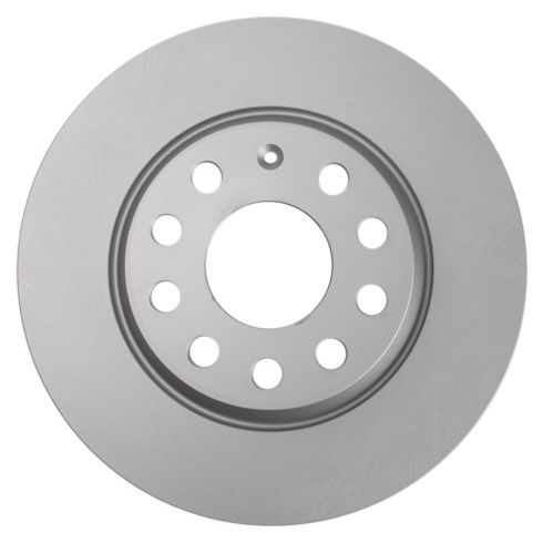 VW Audi Rear Driver & Passenger Side 2 Piece Premium G-Coated Brake Rotor Set TRQ BRA22891