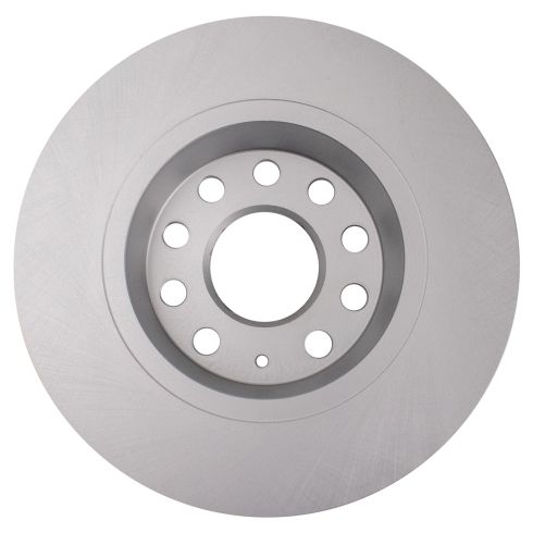 VW Audi Rear Driver & Passenger Side 2 Piece Premium G-Coated Brake Rotor Set TRQ BRA22892
