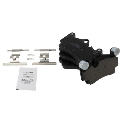 VW Touareg Audi Q7 Porsche Cayenne Front & Rear Ceramic Premium G-Coated Brake Pad & Rotor Kit TRQ BKA22127