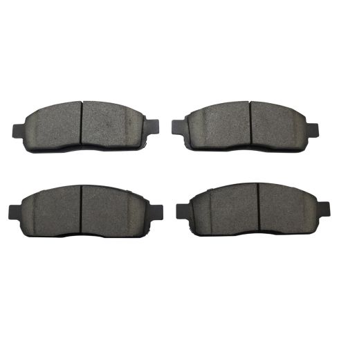 Ford F150 Lincoln Mark LT Front & Rear Ceramic Premium G-Coated Brake Pad & Rotor Kit TRQ BKA23053