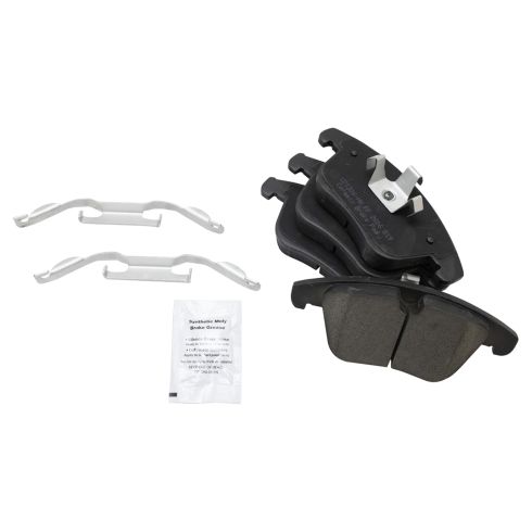 2008-12 Land Rover LR2 Front & Rear Ceramic Premium G-Coated Brake Pad & Rotor Kit TRQ BKA23076