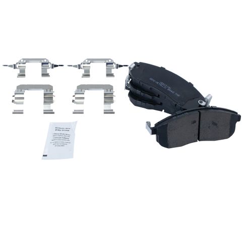 Nissan 350Z Infiniti G35 Front & Rear Semi-Metallic Premium G-Coated Brake Pad & Rotor Kit TRQ BKA23221