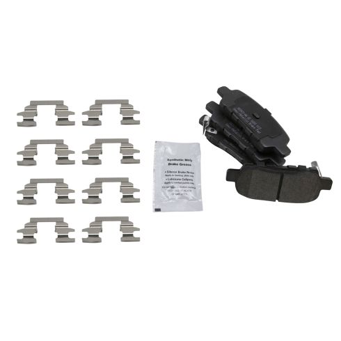 Nissan 350Z Infiniti G35 Front & Rear Semi-Metallic Premium G-Coated Brake Pad & Rotor Kit TRQ BKA23221