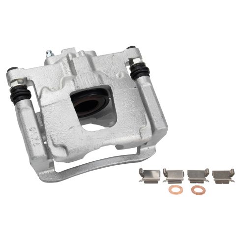 Jeep Liberty Dodge Nitro Rear Ceramic Premium G-Coated Brake Pad & Rotor Kit with Calipers TRQ BKA23460