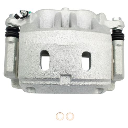 Nissan Infiniti Front Ceramic Premium G-Coated Brake Pad & Rotor Kit with Calipers TRQ BKA23575