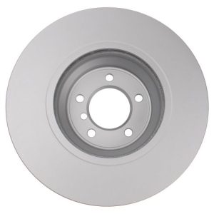 BMW 335d 335i 335i xDrive Front Semi-Metallic Premium G-Coated Brake Pad & Rotor Kit with Pad Wear Sensor TRQ BKA23684
