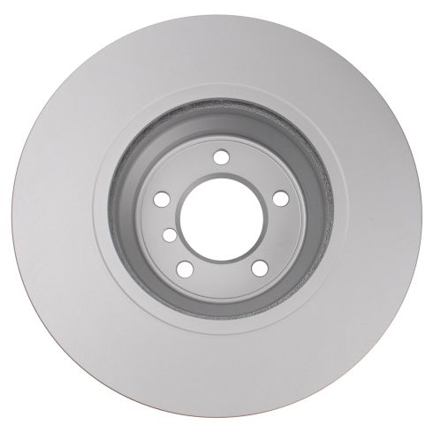 BMW 335d 335i 335i xDrive Front Semi-Metallic Premium G-Coated Brake Pad & Rotor Kit with Pad Wear Sensor TRQ BKA23684
