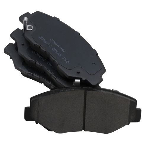 Honda Acura Front Ceramic Premium G-Coated Brake Pad & Rotor Kit TRQ BKA23811
