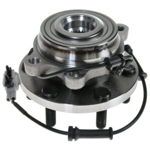 Nissan Suzuki Front Ceramic Premium G-Coated Brake Pad & Rotor Kit with Wheel Bearings TRQ BKA23949