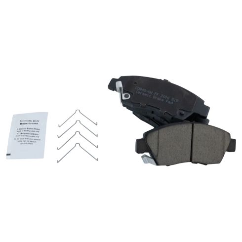 Honda Civic CR-Z Acura RSX Front Ceramic Premium G-Coated Brake Pad & Rotor Kit TRQ BKA24076