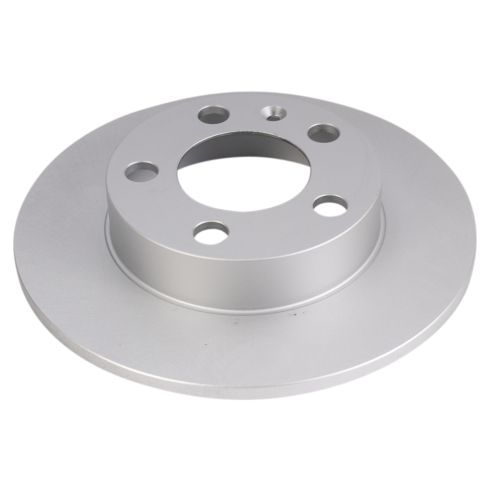 VW Audi Rear Semi-Metallic Premium G-Coated Brake Pad & Rotor Kit TRQ BKA24124