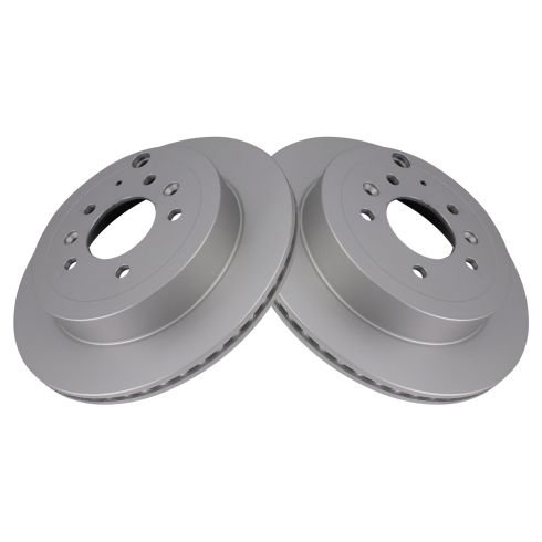 2007-12 Mazda CX-7 Rear Semi-Metallic Premium G-Coated Brake Pad & Rotor Kit TRQ BKA24165