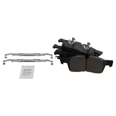 Jeep Grand Cherokee Dodge Durango Front Ceramic Premium G-Coated Brake Pad & Rotor Kit TRQ BKA24175