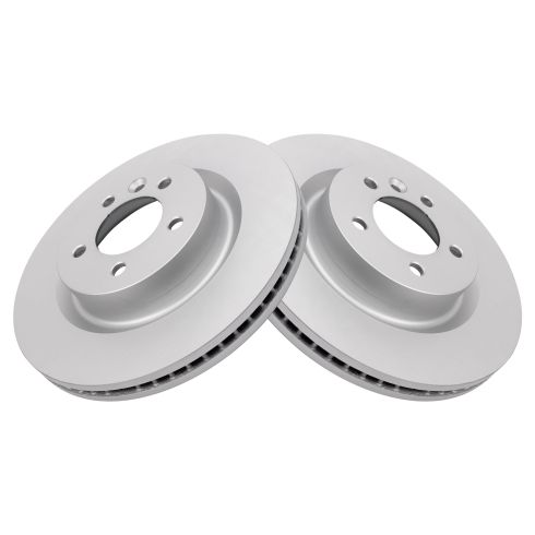 Land Rover LR3 Range Rover Sport Front Ceramic Premium G-Coated Brake Pad & Rotor Kit TRQ BKA24457