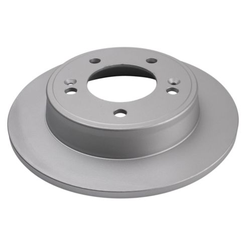 Hyundai Kia Rear Ceramic Premium G-Coated Brake Pad & Rotor Kit TRQ BKA24485