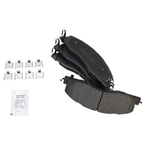 Dodge Ram Front Semi-Metallic Premium G-Coated Brake Pad & Rotor Kit TRQ BKA24503