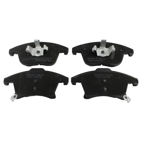 Ford Fusion Lincoln MKZ Front Ceramic Premium G-Coated Brake Pad & Rotor Kit TRQ BKA24560