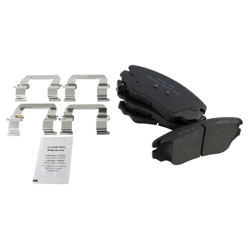 Chevrolet Buick Front Ceramic Premium G-Coated Brake Pad & Rotor Kit TRQ BKA24618