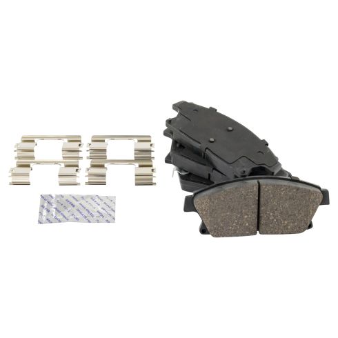 Chevrolet Cruze Volt Buick Verano Front Ceramic Premium G-Coated Brake Pad & Rotor Kit TRQ BKA24626