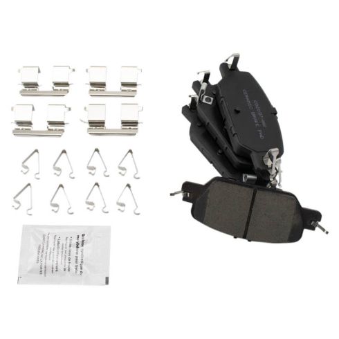 2017-24 Honda CR-V Rear Ceramic Premium G-Coated Brake Pad & Rotor Kit TRQ BKA24997