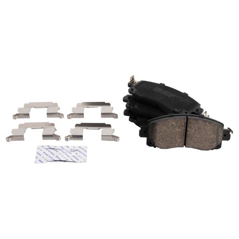 2017-22 Subaru Impreza Front with 277mm Diameter Front Rotors Ceramic Premium G-Coated Brake Pad & Rotor Kit TRQ BKA25003