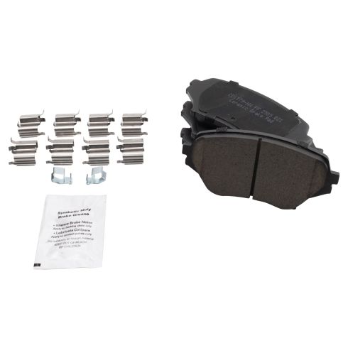 2006-15 Mazda MX-5 Miata Front Ceramic Premium G-Coated Brake Pad & Rotor Kit TRQ BKA24735