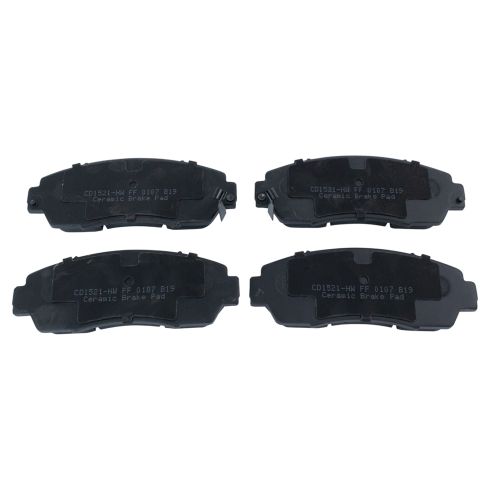 Honda Accord Crosstour CR-V Front Ceramic Brake Pad & Rotor Kit with Calipers TRQ BKA25043 - Image 5