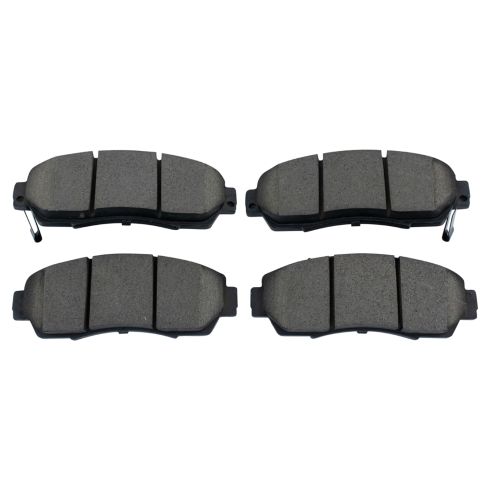 Honda Accord Crosstour CR-V Front Ceramic Brake Pad & Rotor Kit with Calipers TRQ BKA25043 - Image 6