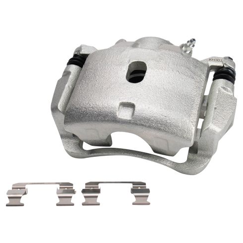 2012-16 Honda CR-V Front Wheel Drive Front Ceramic Brake Pad & Rotor Kit with Calipers TRQ BKA25053 - Image 6