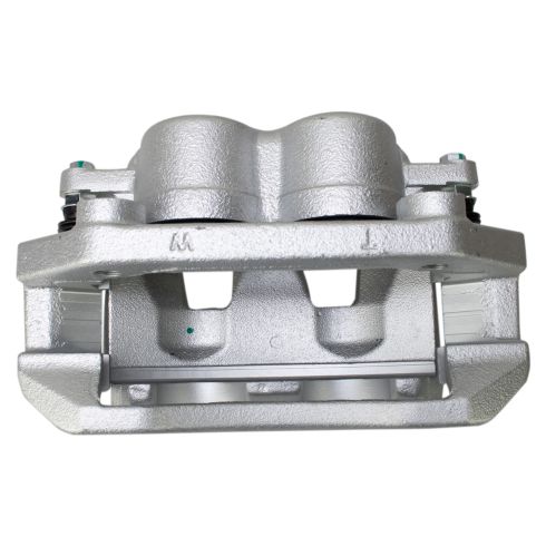 2012 Ram 1500 Truck Tradesman HD Front with 8 Lug Wheels Ceramic Brake Pad & Rotor Kit with Calipers TRQ BKA25077 - Image 3