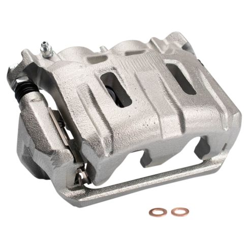 2015-17 Honda Odyssey Front Ceramic Brake Pad & Rotor Kit with Calipers TRQ BKA25099 - Image 3