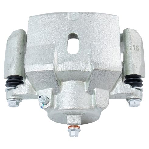 Chevrolet Malibu Pontiac G6 Front Ceramic Brake Pad & Rotor Kit with Calipers TRQ BKA25137 - Image 2
