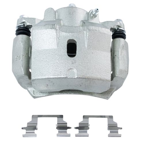 Chevrolet Malibu Pontiac G6 Front Ceramic Brake Pad & Rotor Kit with Calipers TRQ BKA25137 - Image 5