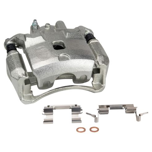 Nissan Sentra Front Ceramic Brake Pad & Rotor Kit with Calipers TRQ BKA25171