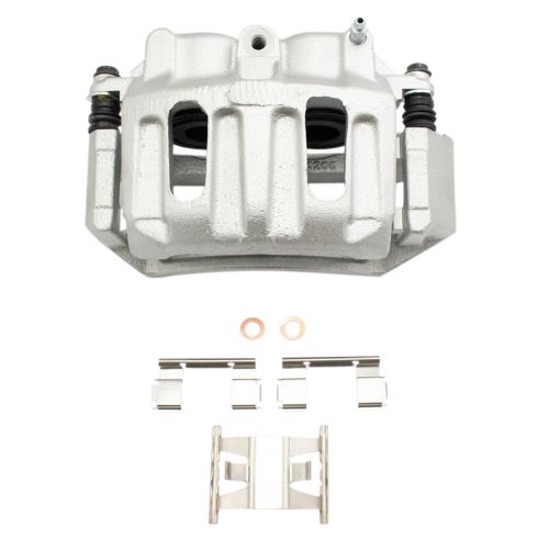 2002-03 Ford F150 Truck Harley-Davidson Edition 7700LB GVW Front with 7 Lug Wheels Ceramic Brake Pad & Rotor Kit with Calipers TRQ BKA25174 - Image 5