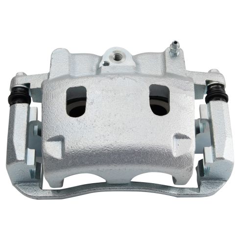 2006 Nissan Armada Infiniti QX56 Front Ceramic Brake Pad & Rotor Kit with Calipers TRQ BKA25252 - Image 2