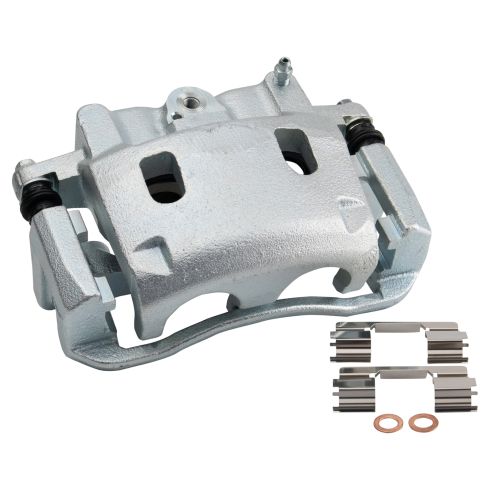 2006 Nissan Armada Infiniti QX56 Front Ceramic Brake Pad & Rotor Kit with Calipers TRQ BKA25252 - Image 6