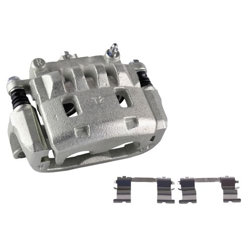 Subaru Impreza Legacy Front Ceramic Brake Pad & Rotor Kit with Calipers TRQ BKA25292