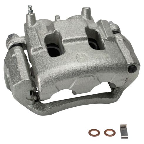 Ford Edge Lincoln MKX Front Semi-Metallic Brake Pad & Rotor Kit with Calipers TRQ BKA25327 - Image 6